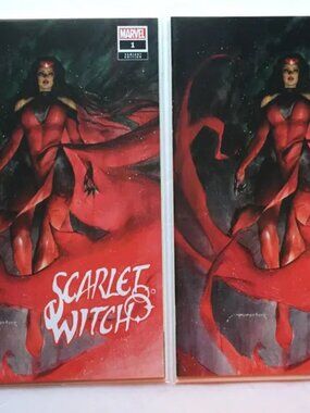 2024 Marvel Comics Scarlet Witch Puppeteer Variant & Virgin Variant #1